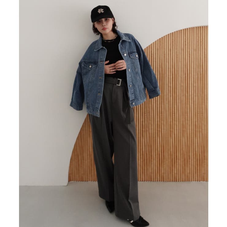 callautia オーバーサイズデニムジャケット | JUNOAH | 詳細画像6 