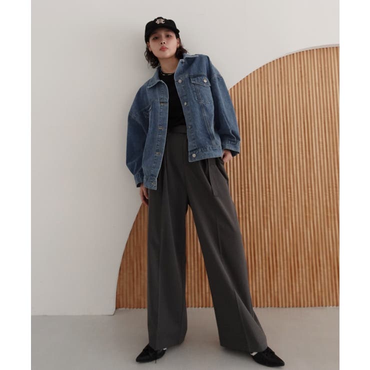 callautia オーバーサイズデニムジャケット | JUNOAH | 詳細画像9 