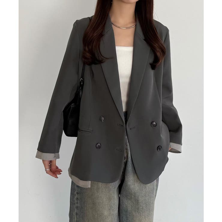 callautia レイヤードデザインジャケット | JUNOAH | 詳細画像10 