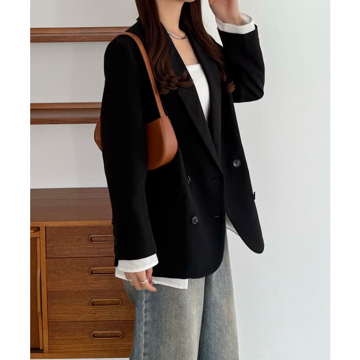 callautia レイヤードデザインジャケット | JUNOAH | 詳細画像4 