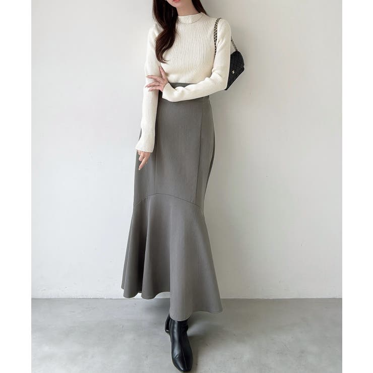 Meiru ノーカラージャケット＋マーメイドスカートSET（薄手、裏地なし） | JUNOAH | 詳細画像15 