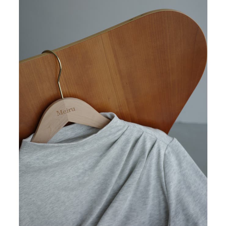 Meiru 薄手モックネックドレープトップス | JUNOAH | 詳細画像19 