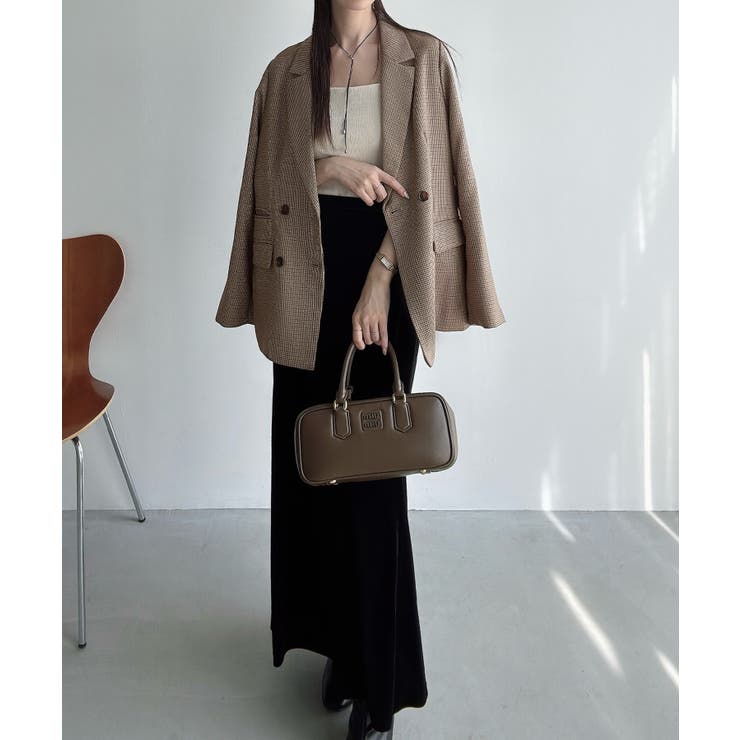 Meiru ダブルテーラードジャケット | JUNOAH | 詳細画像12