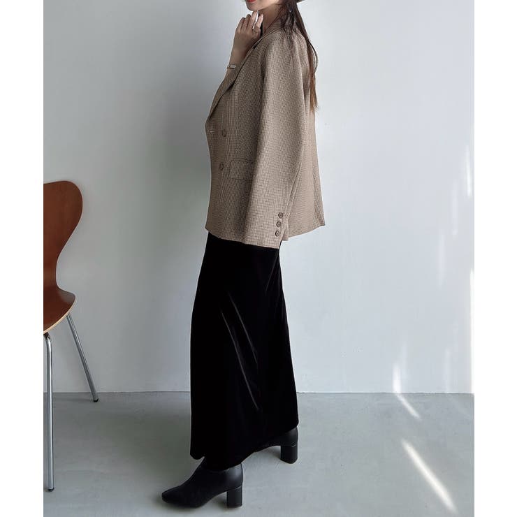 Meiru ダブルテーラードジャケット | JUNOAH | 詳細画像13