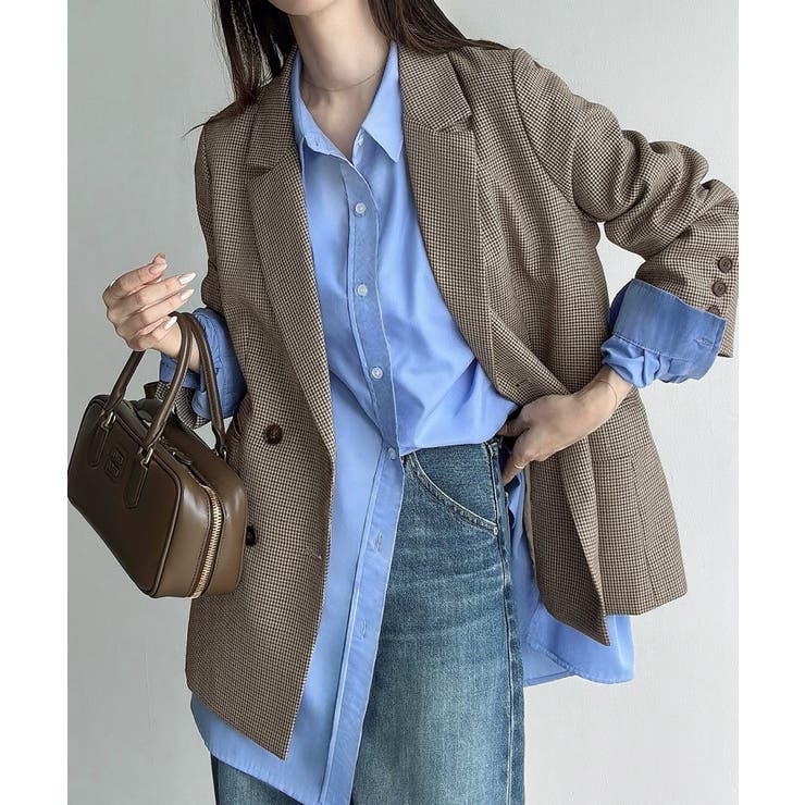 Meiru ダブルテーラードジャケット | JUNOAH | 詳細画像14