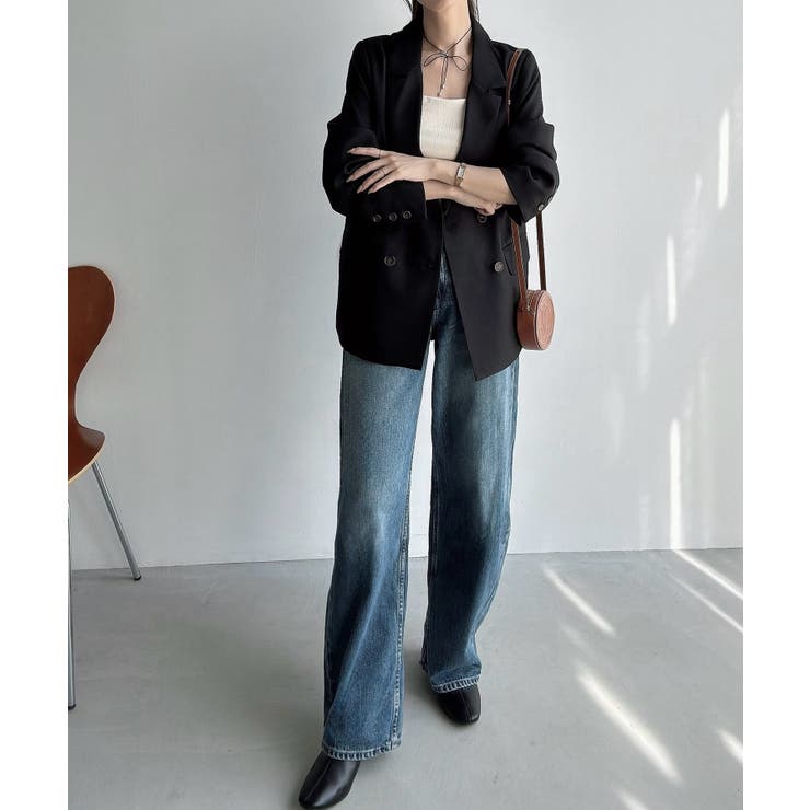 Meiru ダブルテーラードジャケット | JUNOAH | 詳細画像9