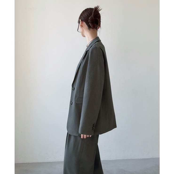 Meiru シングルテーラードジャケット(薄手、裏地なし)【セットアップ対応】 | JUNOAH | 詳細画像10 