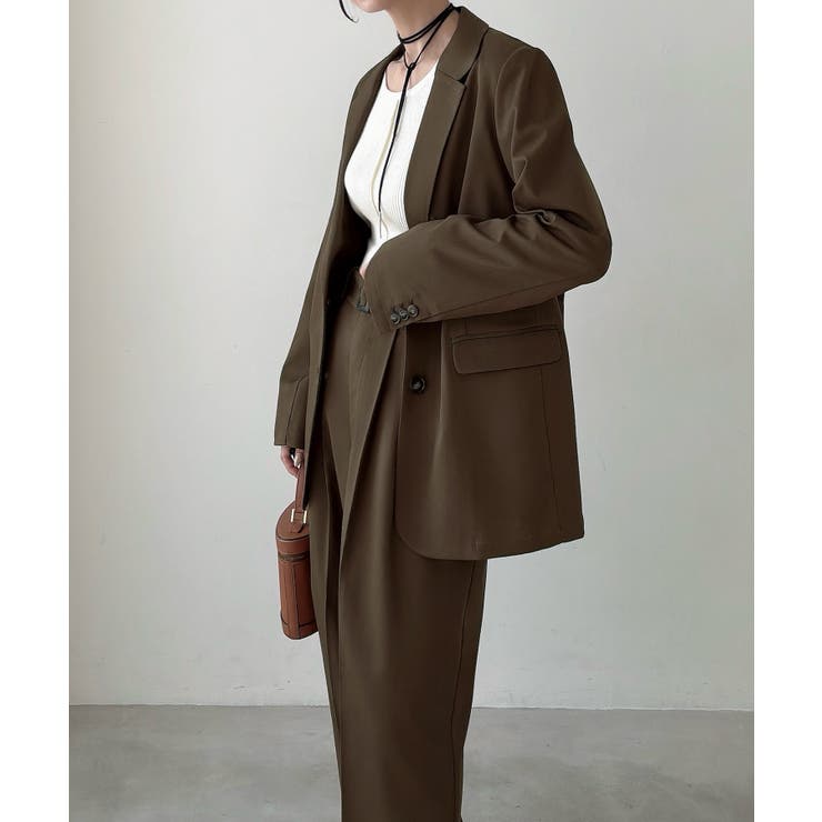 Meiru シングルテーラードジャケット(薄手、裏地なし)【セットアップ対応】 | JUNOAH | 詳細画像13 