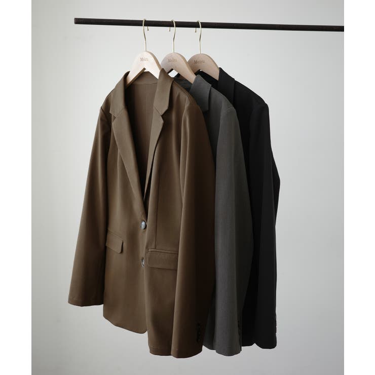 Meiru シングルテーラードジャケット(薄手、裏地なし)【セットアップ対応】 | JUNOAH | 詳細画像19 