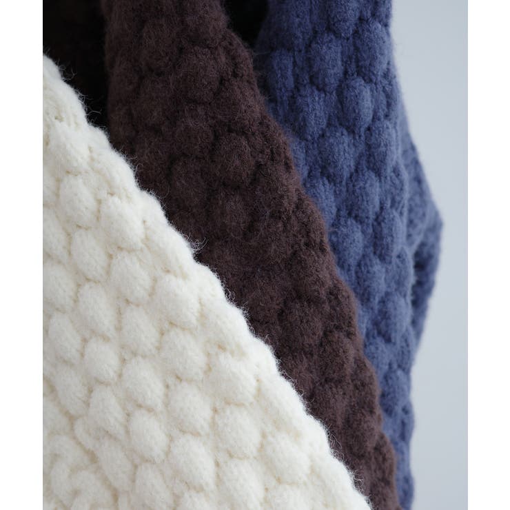 Meiru ポップコーンケーブルニット | JUNOAH | 詳細画像15 