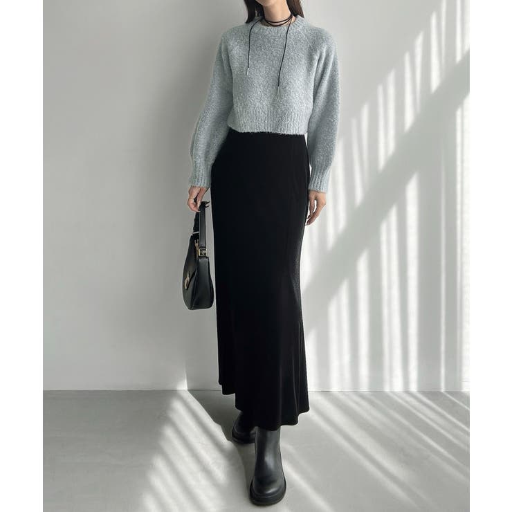 Meiru ふわふわショートニット | JUNOAH | 詳細画像12 