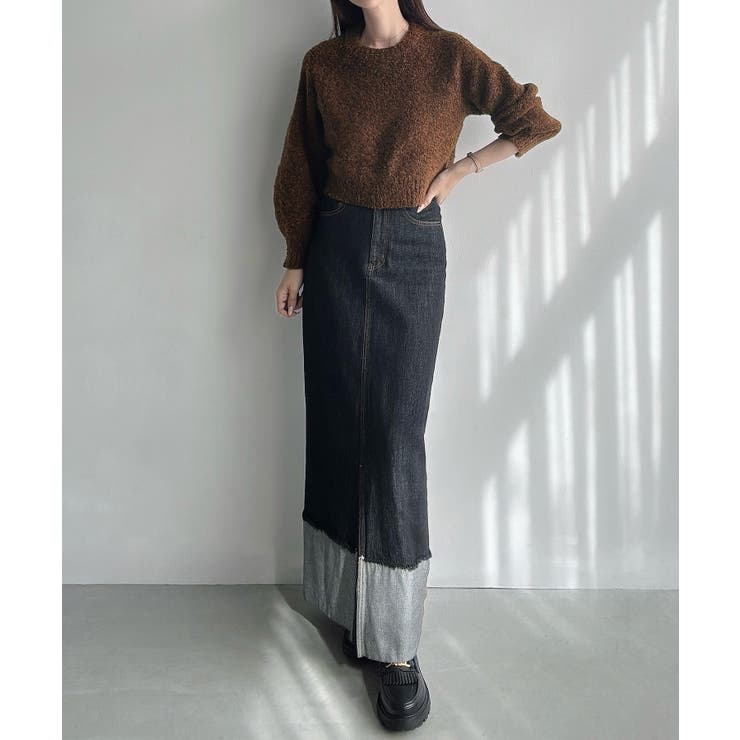 Meiru ふわふわショートニット | JUNOAH | 詳細画像4 