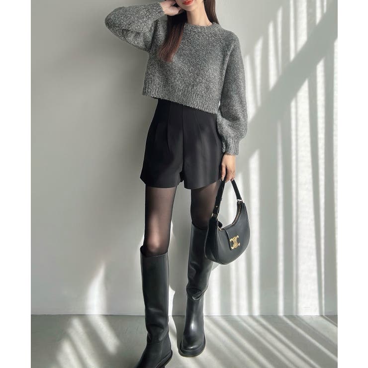 Meiru ふわふわショートニット | JUNOAH | 詳細画像7 