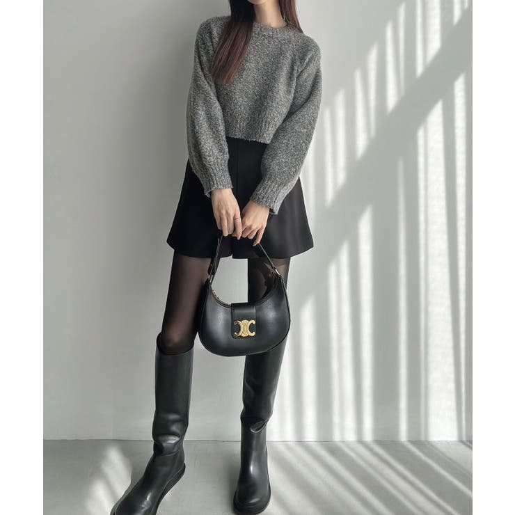 Meiru ふわふわショートニット | JUNOAH | 詳細画像8 