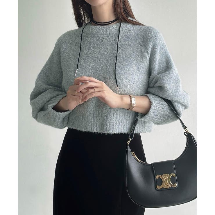 Meiru ふわふわショートニット | JUNOAH | 詳細画像9 