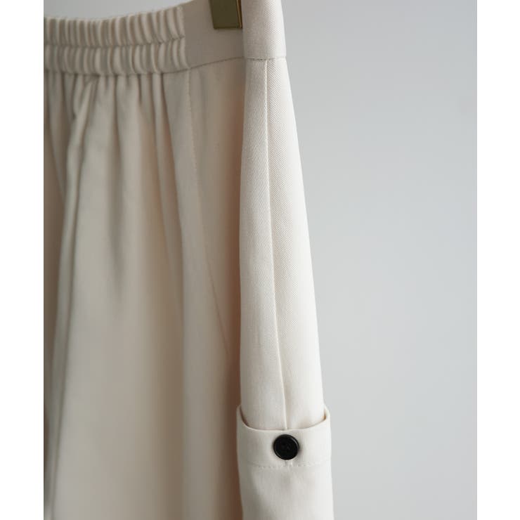 Meiru (通年素材)ポケットデザインワイドパンツ | JUNOAH | 詳細画像12 