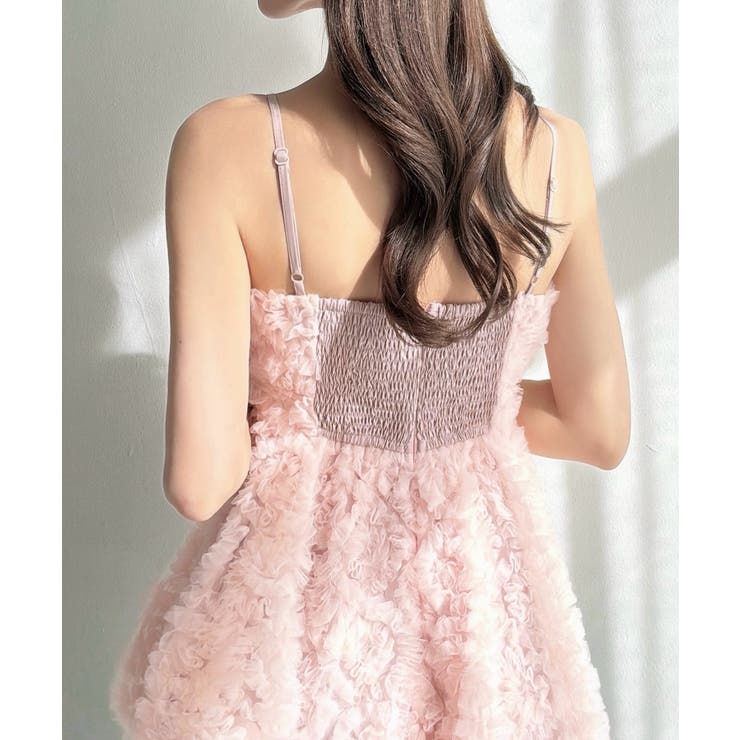 Meiru フラワーチュールキャミビスチェ | JUNOAH | 詳細画像15 