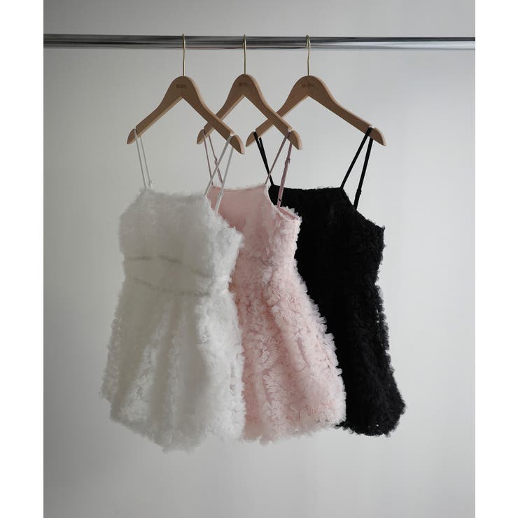 Meiru フラワーチュールキャミビスチェ | JUNOAH | 詳細画像17 