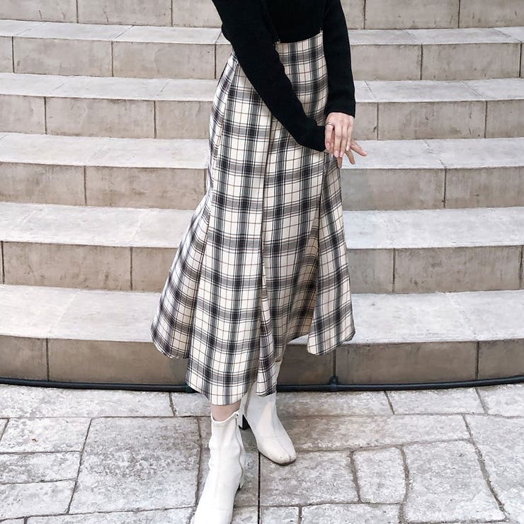 GOA サスペンダー付き zip麻スカート y2k GOA サスペンダー付き zip麻スカート y2k