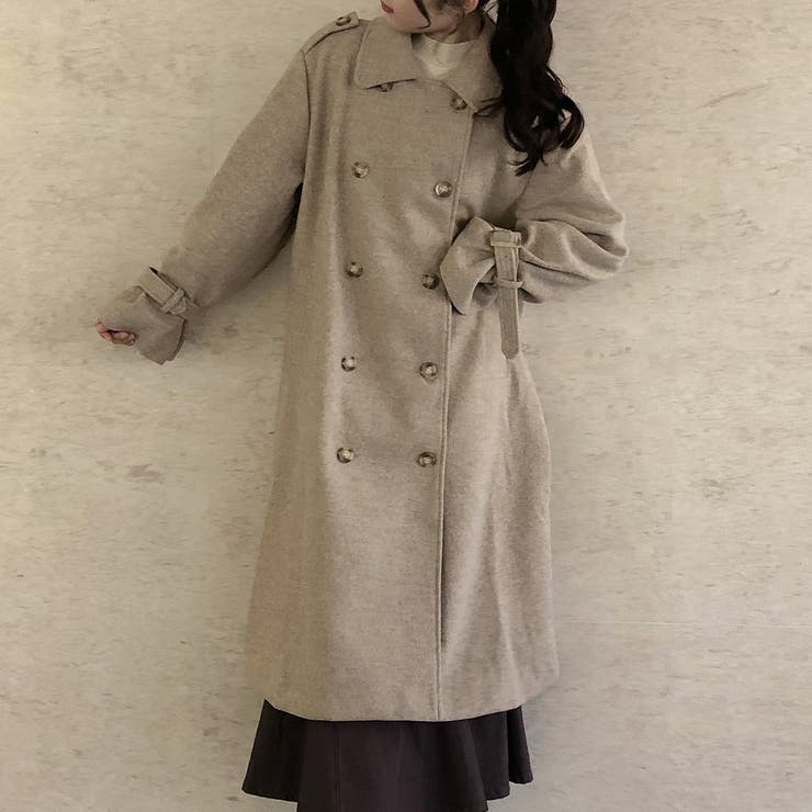 ボリュームスリーブロングコート | JUNOAH | 詳細画像27 