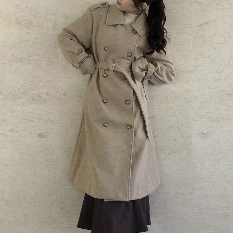 ボリュームスリーブロングコート | JUNOAH | 詳細画像28 