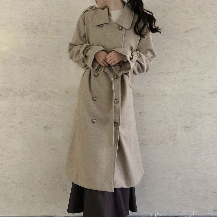 ボリュームスリーブロングコート | JUNOAH | 詳細画像29 