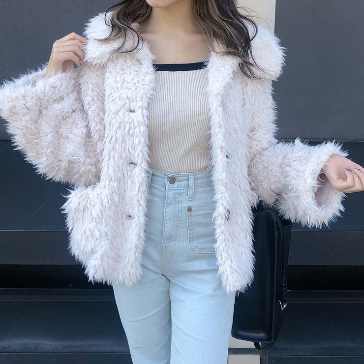 ボアショートコート[品番：AMTW0002880]｜JUNOAH（ジュノア ）の