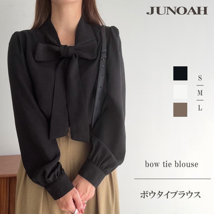 ボウタイブラウス | JUNOAH | 詳細画像1 