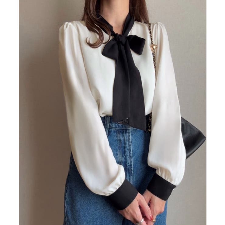 ボウタイブラウス | JUNOAH | 詳細画像5 