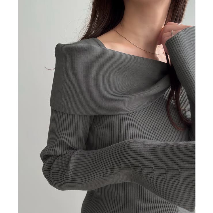 リボンデザインニットトップス | JUNOAH | 詳細画像11 