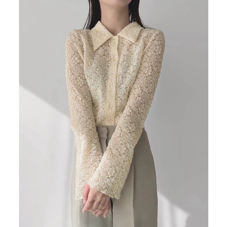 襟付きレースボレロ | JUNOAH | 詳細画像11 