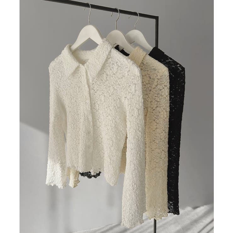 襟付きレースボレロ | JUNOAH | 詳細画像14 