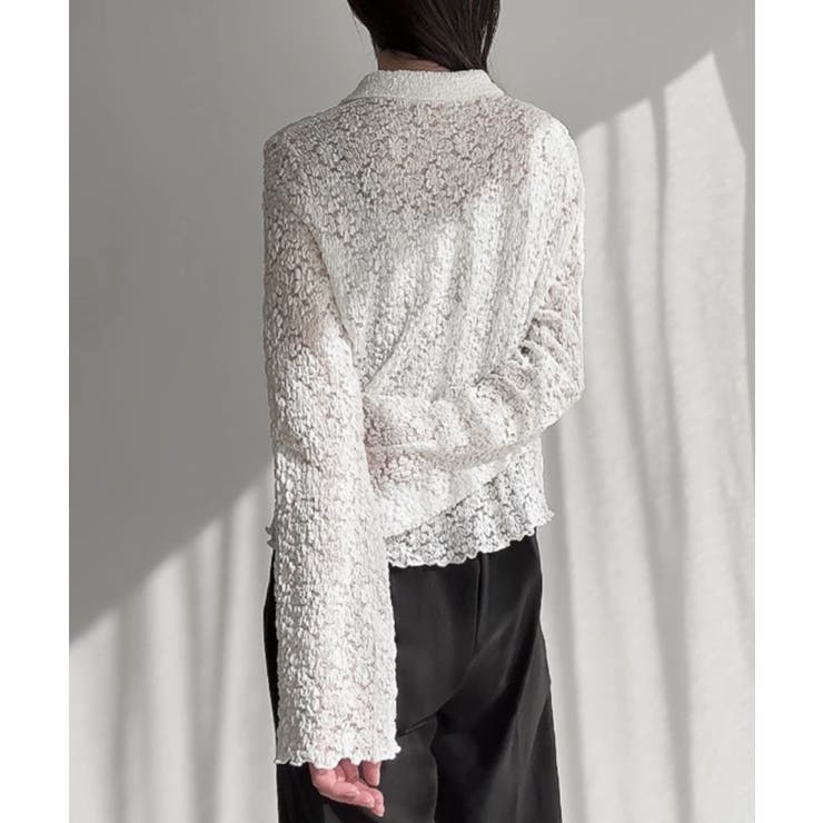 襟付きレースボレロ | JUNOAH | 詳細画像3 