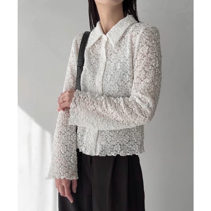 襟付きレースボレロ | JUNOAH | 詳細画像4 