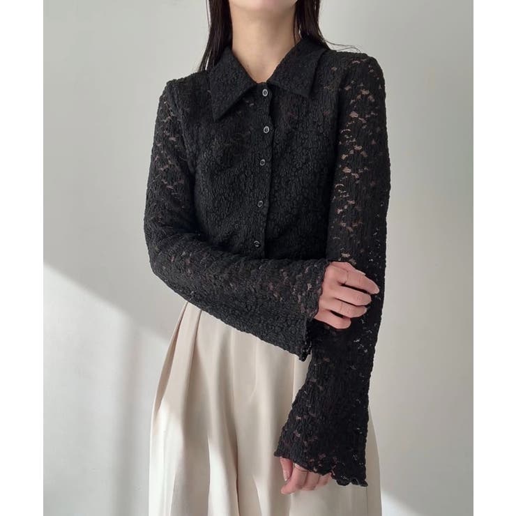 襟付きレースボレロ | JUNOAH | 詳細画像5 