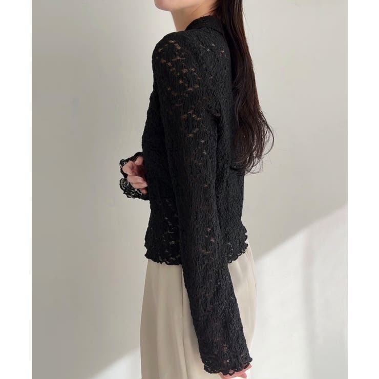 襟付きレースボレロ | JUNOAH | 詳細画像6 