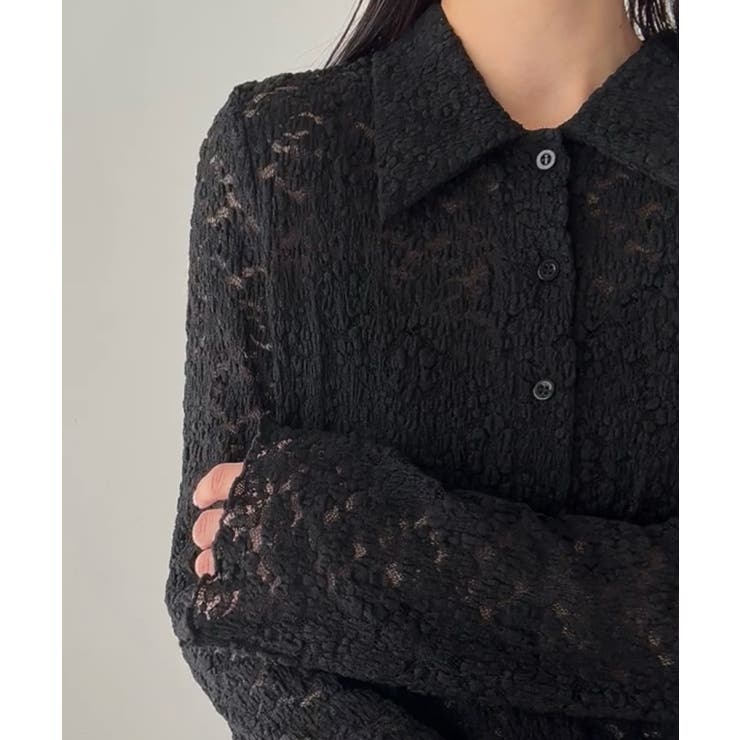 襟付きレースボレロ | JUNOAH | 詳細画像7 