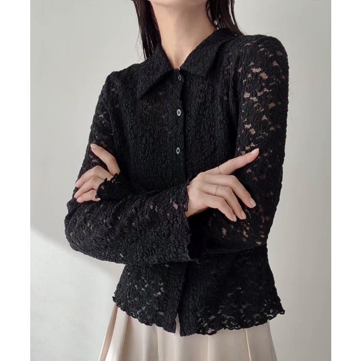 襟付きレースボレロ | JUNOAH | 詳細画像8 