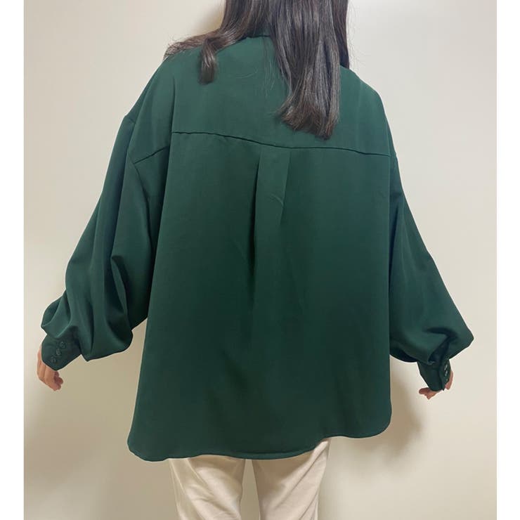 アシンメトリーカラーシャツ[品番：AMTW0002454]｜JUNOAH（ジュノア