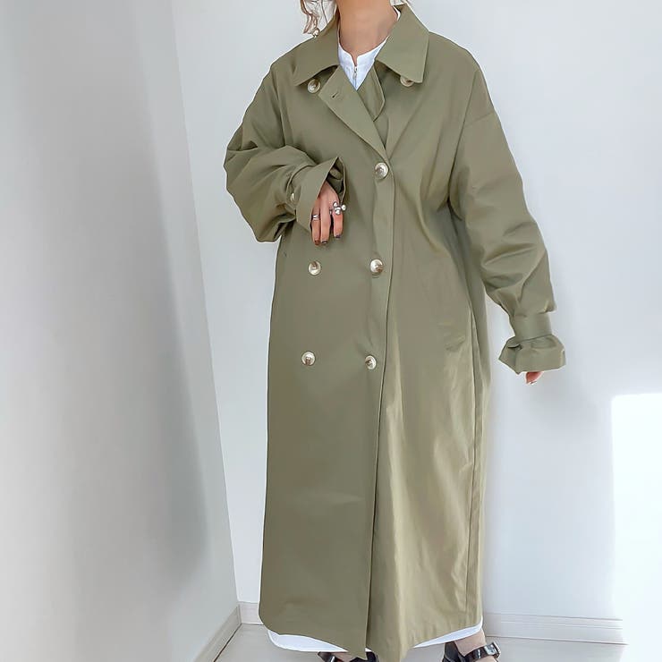 ボリュームスリーブトレンチコート[品番：AMTW0003143]｜JUNOAH