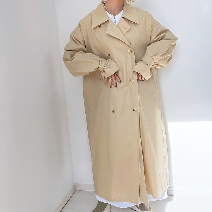 ボリュームスリーブトレンチコート[品番：AMTW0003143]｜JUNOAH