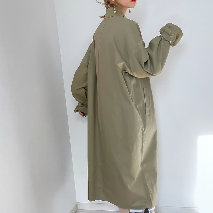 ボリュームスリーブトレンチコート[品番：AMTW0003143]｜JUNOAH