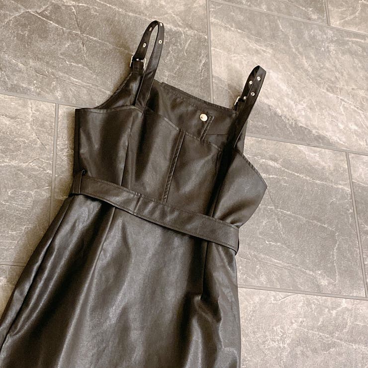 ライダースデザインレザーワンピース[品番：AMTW0002769]｜JUNOAH