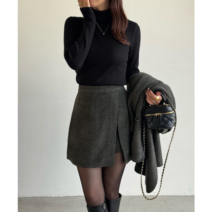 ジャケット+スリットミニスカートset | JUNOAH | 詳細画像12 