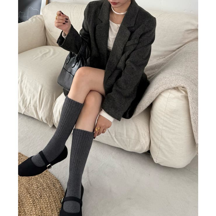 ジャケット+スリットミニスカートset | JUNOAH | 詳細画像15 