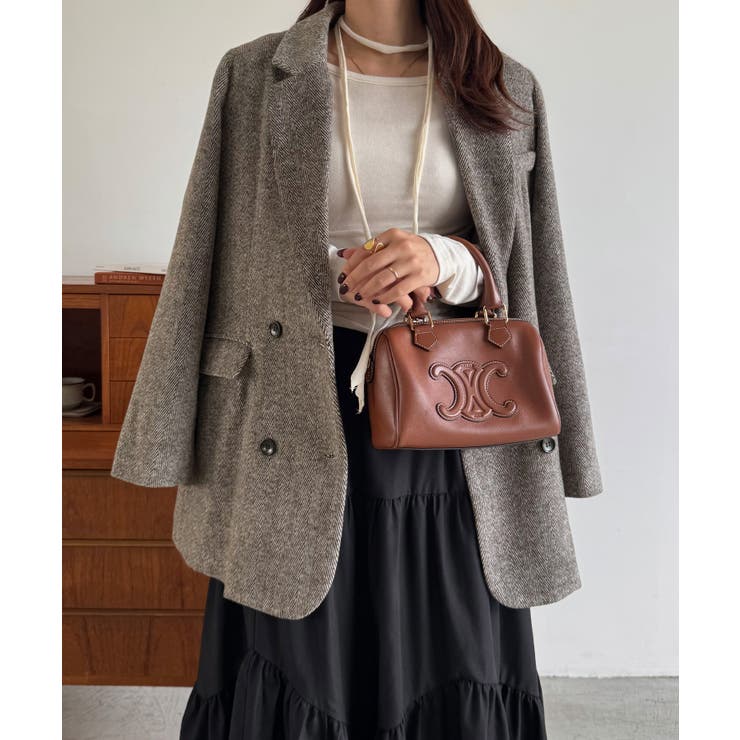 ジャケット+スリットミニスカートset | JUNOAH | 詳細画像23 