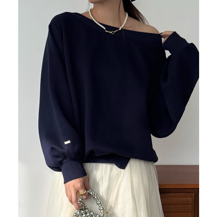 ワンショルスリットスウェット | JUNOAH | 詳細画像14 