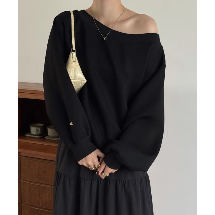 ワンショルスリットスウェット | JUNOAH | 詳細画像4 