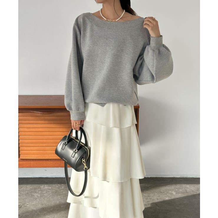 ワンショルスリットスウェット | JUNOAH | 詳細画像8 