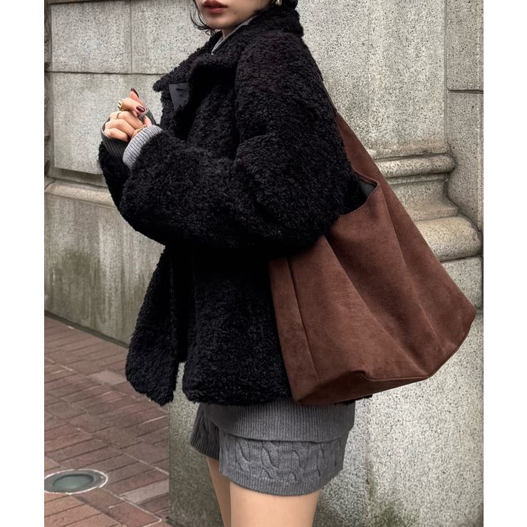 2wayカラープードルファーコート | JUNOAH | 詳細画像6 